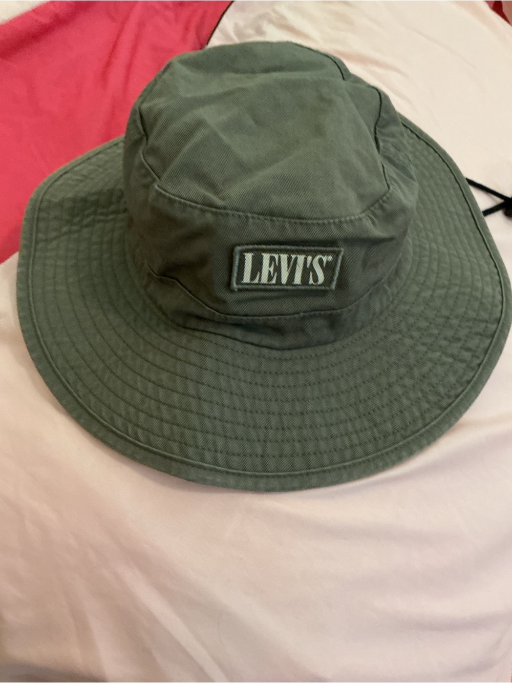 Levi's Olive Green Bucket Safari Hat